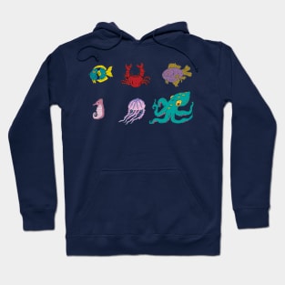 sea life  deep waters Hoodie